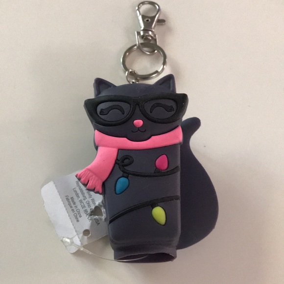 Bath & Body Works Hand Sanitizer Holder Black Cat NWT - Picture 2 of 3
